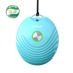 Versão 3.0 azul iônico pequeno colar usb bebê pode usar recarregável purificador de ar colar de íon personalizado China