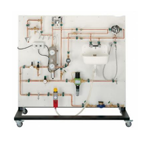 Demostrador de instalación de agua potable Equipo didáctico Enseñanza de instalación de agua potable Equipo de capacitación