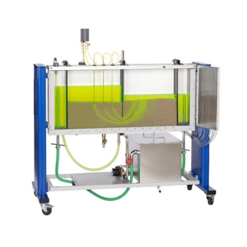 Visualisation of Seepage Flows Educational Equipment Vocational Training Hydraulic Bench