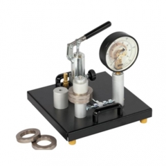 Dead Weight Pressure Gauge Calibrator Vocational Training Equipment Didactic Hydrodynamics Laboratory Equipment
