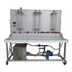 Equipamento didático para instrutor de hidrostática Equipamento para experimentos de engenharia de fluidos