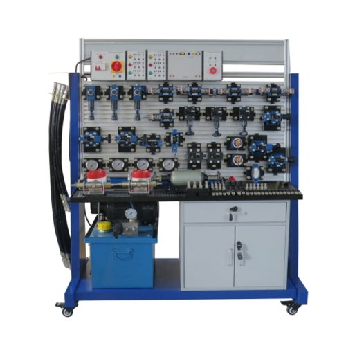 Bancada de trabalho de treinamento hidráulico proporcional (lado único) Equipamento de ensino Instrutor de circuito hidráulico