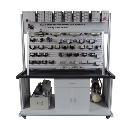 Hybride elektrohydraulische und elektropneumatische Ausrüstung Pädagogische didaktische Ausrüstung