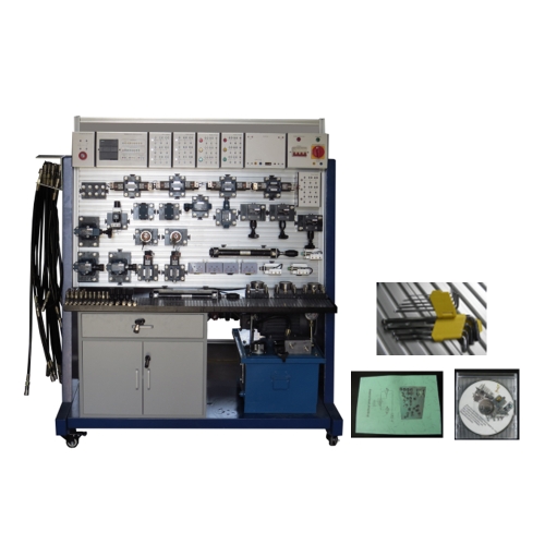 Équipement de formation d'éducation d'instrumentation de formateur électrohydraulique de PLC