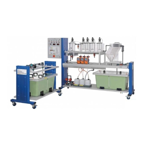 Equipos didácticos de precipitación y floculación Equipos de laboratorio de hidrodinámica didáctica