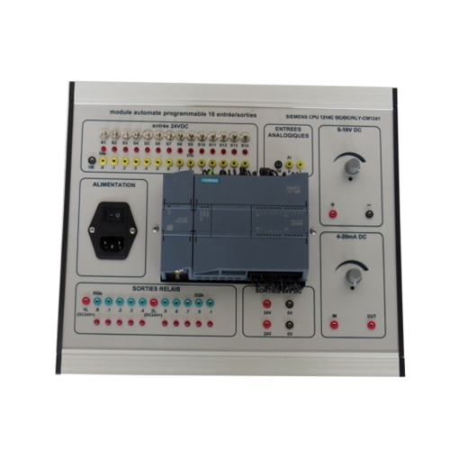 Compact PLC 16 Entradas Saídas Equipamento de Ensino Treinamento de Habilidades Elétricas Educacionais