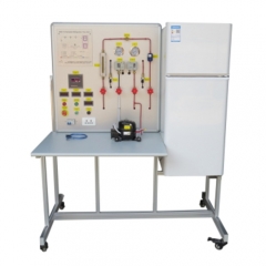 Refrigerador doméstico (duas portas) Equipamento de treinamento vocacional Equipamento de refrigeração didática para laboratório