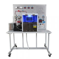 Equipamento de treinamento vocacional de instrutor de máquina de gelo Equipamento de laboratório de refrigeração didática