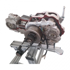 Одноцилиндровый четырехтактный тренажер для бензиновых двигателей Оборудование для профессионального обучения Дидактическое оборудование Автомобильный тренажер Тренажер для бензиновых двигателей в разрезе