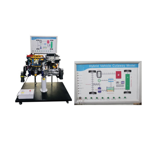 Panel-control Gasoline-Electricity Hybrid Power System Cutaway Model Toyota Prius 1.5L Didactic Equipment Automative Training Equipment