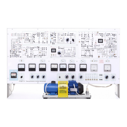 Stand Para El Trabajo De Laboratorio En El Curso "Ingeniería Eléctrica Con Los Conceptos Básicos De La Electrónica" Equipo Educativo Entrenador De Electricista