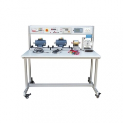 Two DC Motor And Brake With Dynamometer Trainer Vocational Training Equipment Electrical Workbench