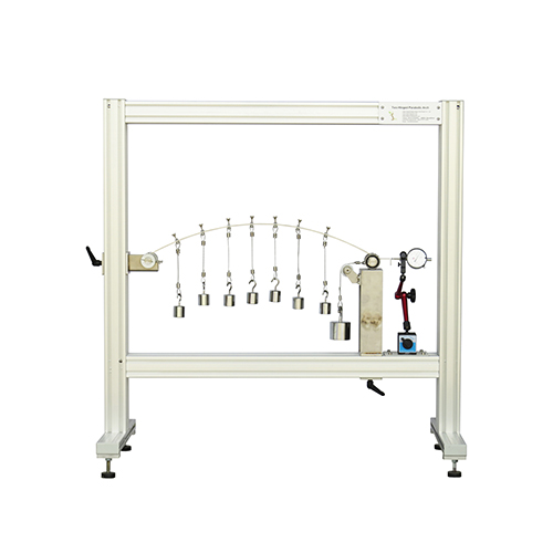 Equipamento didático de dois arcos parabólicos articulados Equipamento de treinamento mecânico