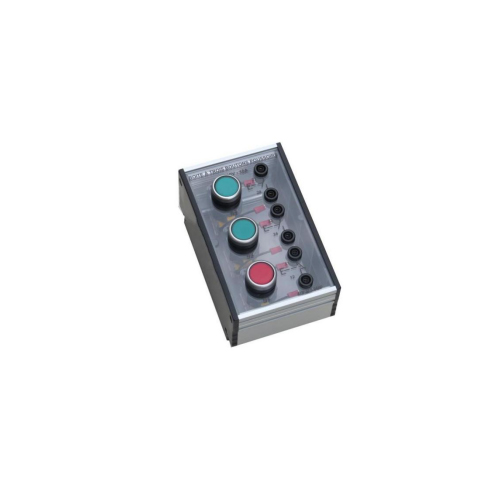 3 つの押しボタンが付いている箱の職業訓練装置の電気工学の実験装置