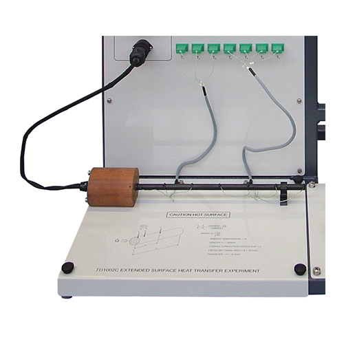 Equipo de enseñanza de equipos de laboratorio térmico de transferencia de calor de superficie extendida