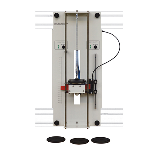 FREE VIBRATION OF A MASS SPRING SYSTEM Didactic Equipment Mechanical Training Equipment