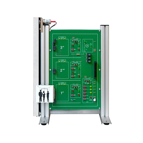 Grundlegende 3-Etagen-Aufzugsausrüstung für die Berufsausbildung. Aufzugs-Lehrausrüstung