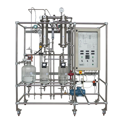 Équipement éducatif pour usine pilote d’évaporation à couche descendante à effet unique