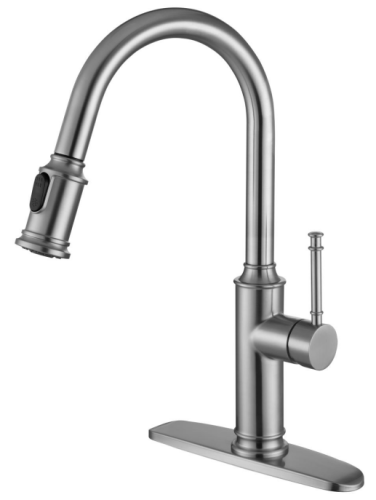 Model MS1913, Brushed nickel bathroom sink faucet