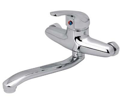 Model: KD-0206, Single Handle Kitchen Sink Faucet