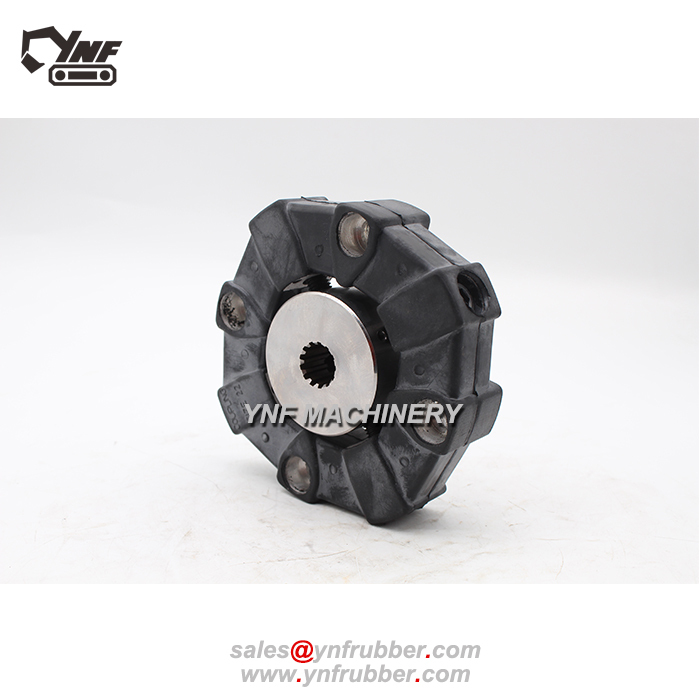 4464407 flexible rubber coupling ass’y with hub for hitachi connector rubber