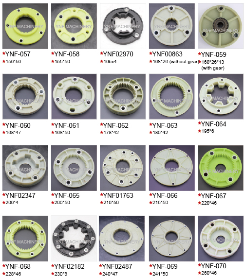 Flexible Rubber Hydraulic Pump Engine Drive Couplings for CASE Excavators Earthmoving Equipment