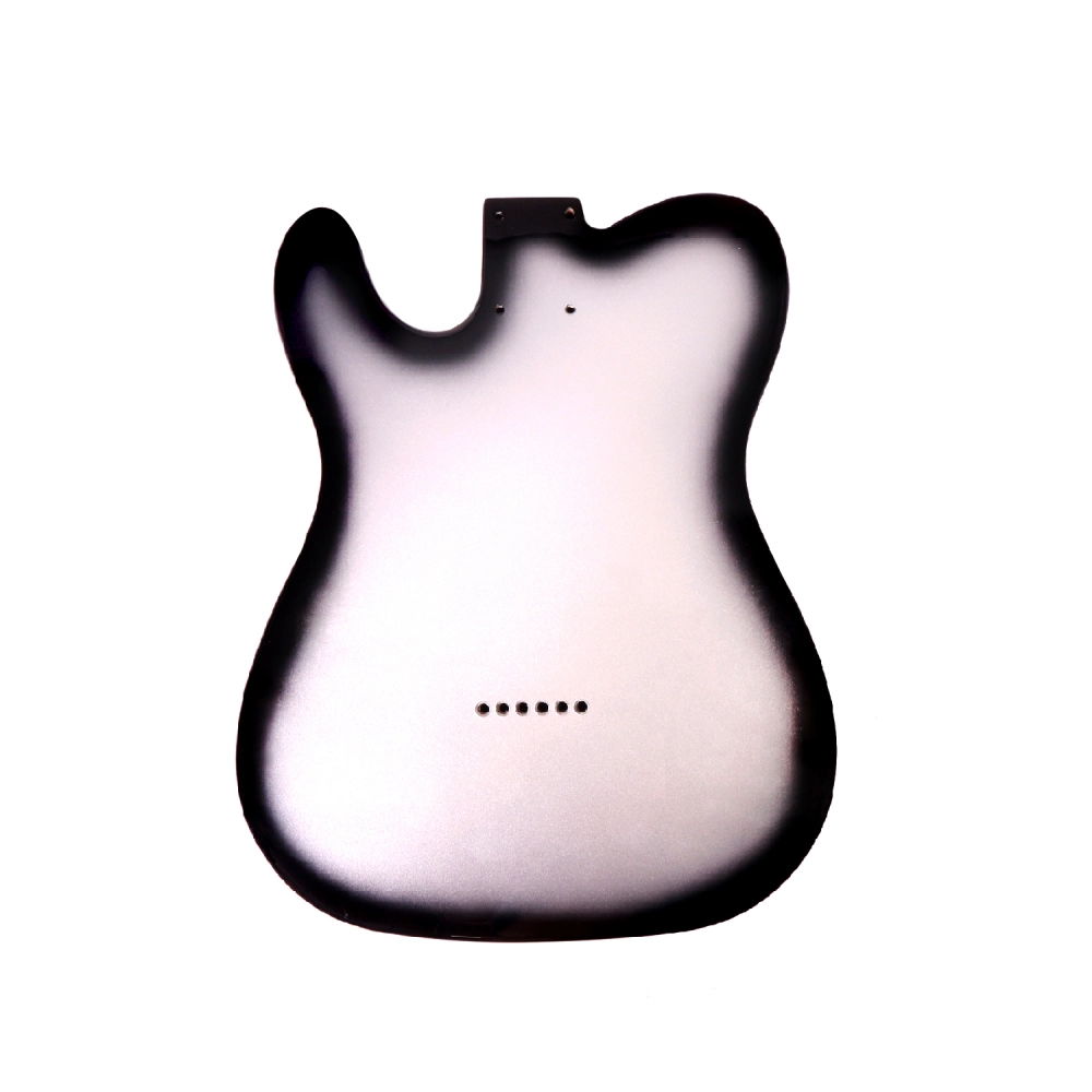Roasted Poplar Electric Guitar Body Telecaster SS Silver Burst Color
