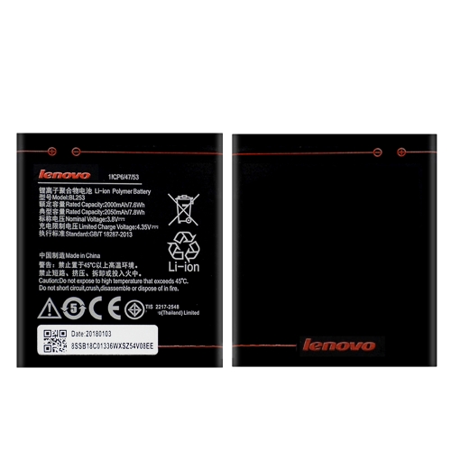 BL253 2000mAh Battery For Lenovo A2010 A1000 A1000m