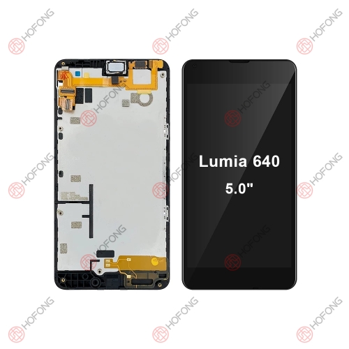 LCD Display + Touchscreen Assembly for Nokia Lumia 640 N640 With Frame