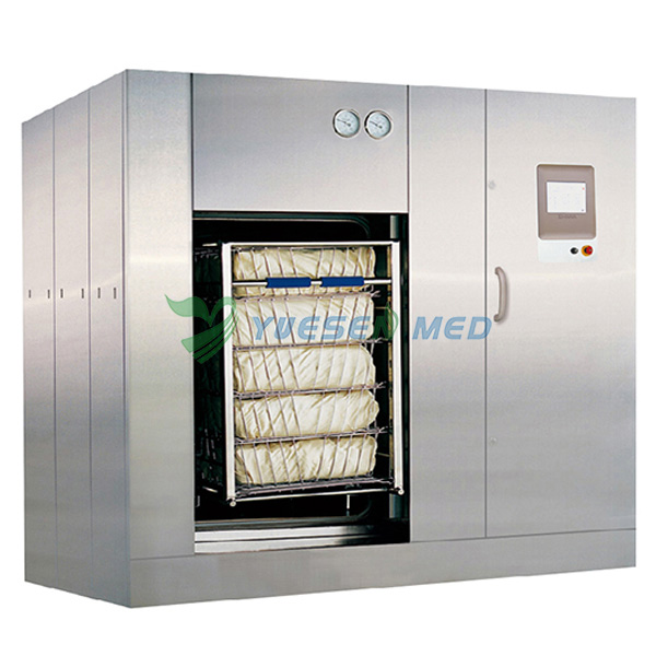 Sliding door large vacuum steam sterilizer