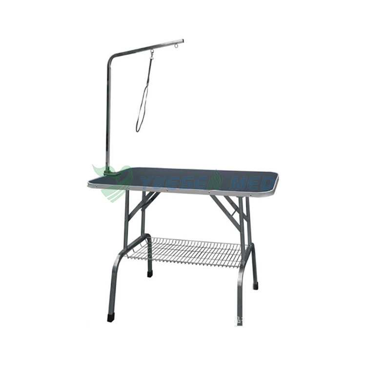 Foldable stainless steel durable pet grooming table
