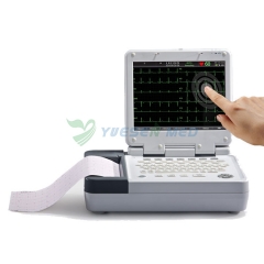 Machines d'électrocardiographe d'écran tactile de l'avance ECG du canal 12 du dispositif 12 de SE-12 ECG