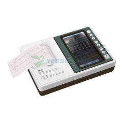 ECG ECG portable à 3 canaux de l'équipement hospitalier YSECG-03P
