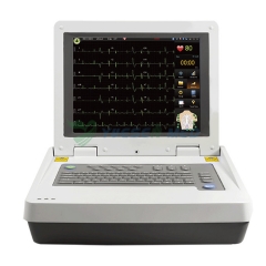 SE-18 ECG Workstation Medical Touch Screen 18 Lead PC Based ECG With CE