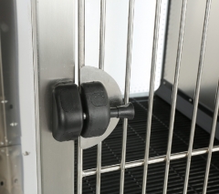 Cage pour animaux de compagnie d'affichage en acier inoxydable YSKA-505D