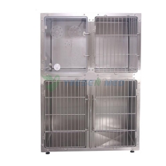 Professional Stainless Steel Modular Dog Cage With Rounded Corner