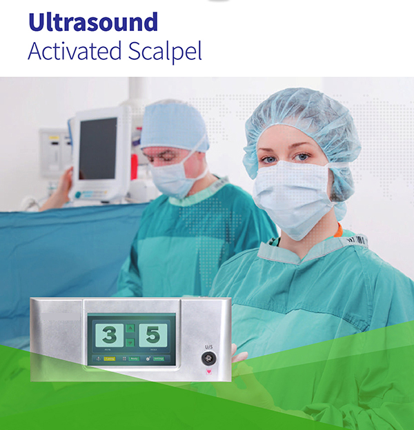 Scalpel activé par ultrasons pour la chirurgie mini-invasive