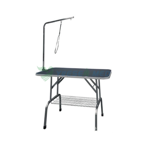 Table de toilettage panier en acier inoxydable YSVET-MY8002