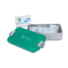 Ensemble d'instruments chirurgicaux de kits de stérilisation de chat félin d'hôpital animalier YSVET-M014