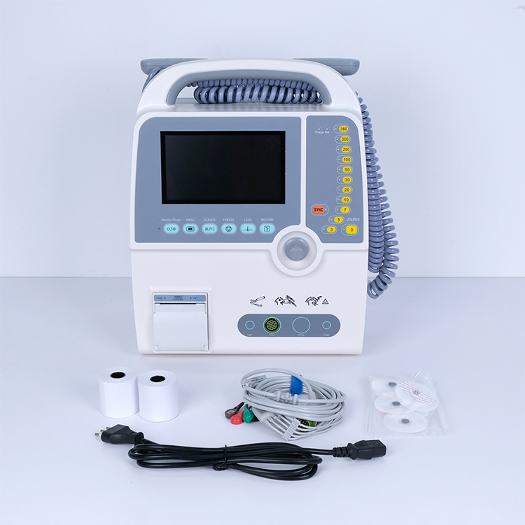 Haute Performance Portable Monophasique ECG Défibrillateur YS-9000D Bon Prix