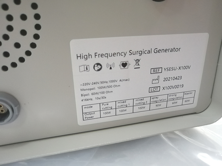 Electrosurgical Generator For Veterinary YSESU-X100V