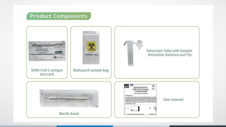 Rapid COVID Test for SARS-CoV-2 Antigen (Colloidal Gold) (Nasal Swab)