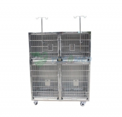 YSVET1220F 304 Stainless steel high quality veterinary cages
