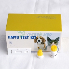 YSENMED Veterinary Rapid Test Strips FELV Ag Feline Leukemia Virus Antigen Test