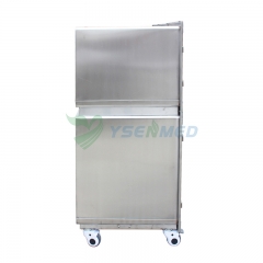 YSENMED YSVET1830D Veterinary Stainless Cage Dog Cage Banks Stainless Kennel Banks Pet Combination Cage