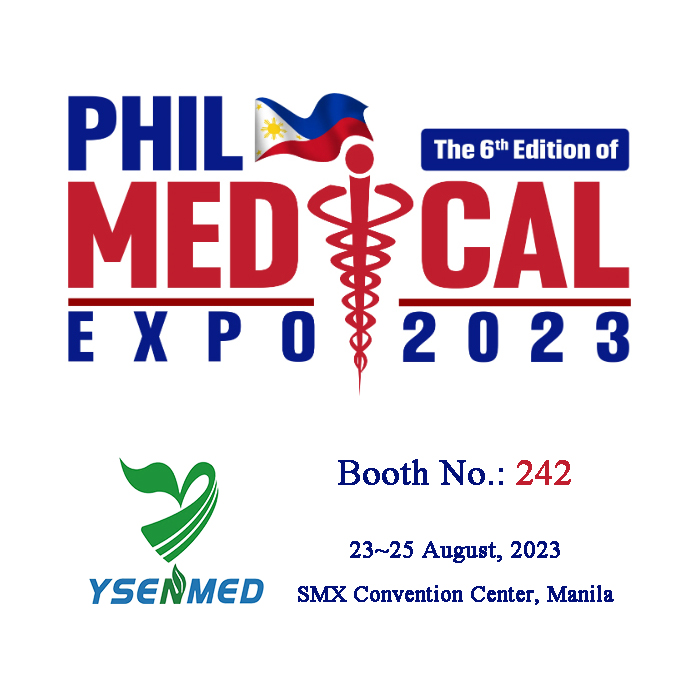 YSENMED participe à la PhilMedical Expo 2023, qui se tiendra du 23 au 25 août au SMX Convention Center Manila.