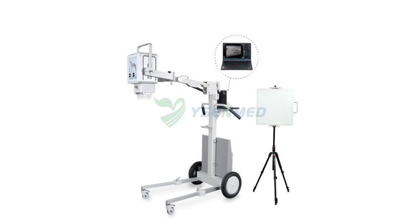 Operation interface introduction video for YSX056-PE 5.6kW portable veterinary x-ray unit