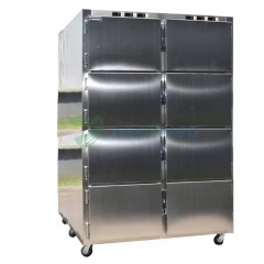 YSSTG0108 Stainless Steel 8 Body Morgue Freezer