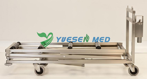 Acier inoxydable Electromotion Trolley Ascenseur civière YSSJT-02