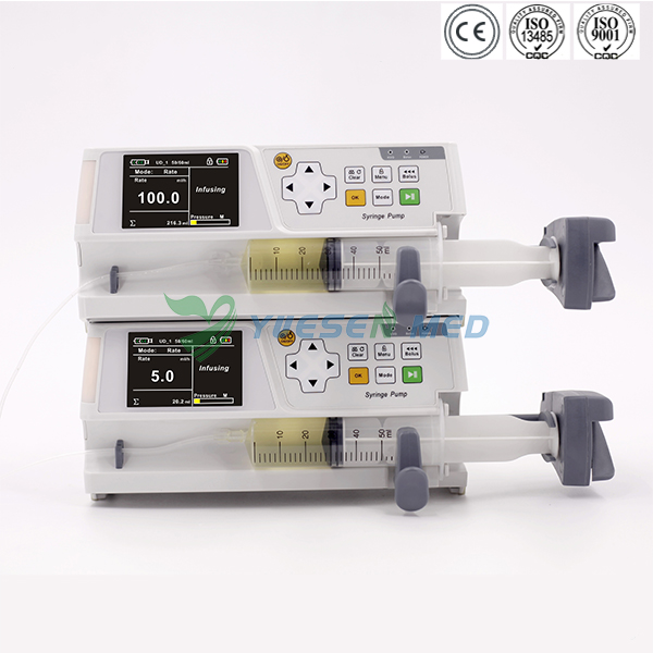 High Performance Stackable Syringe Pump with Drug Library YSZS-1800Y